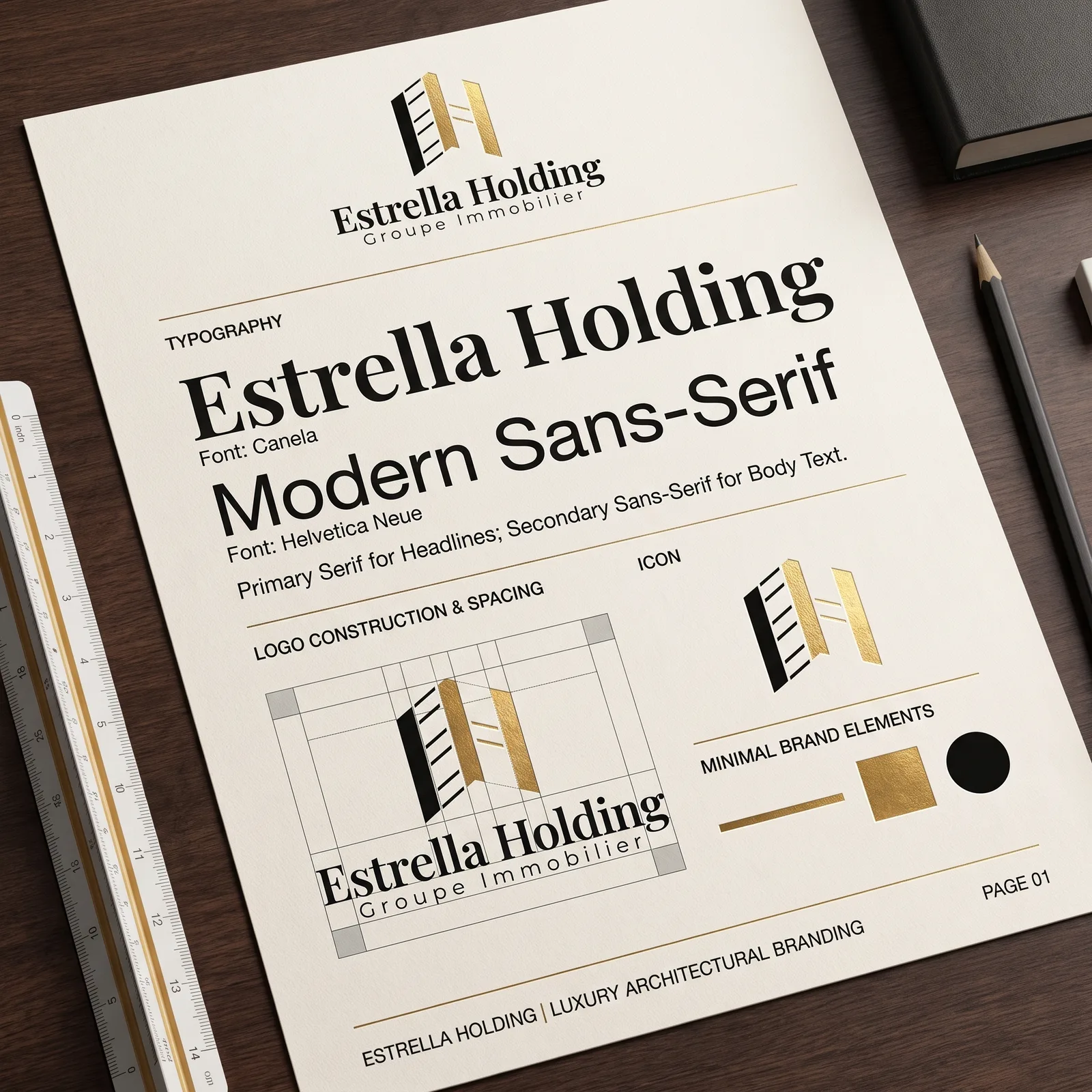 Brand guidelines page
