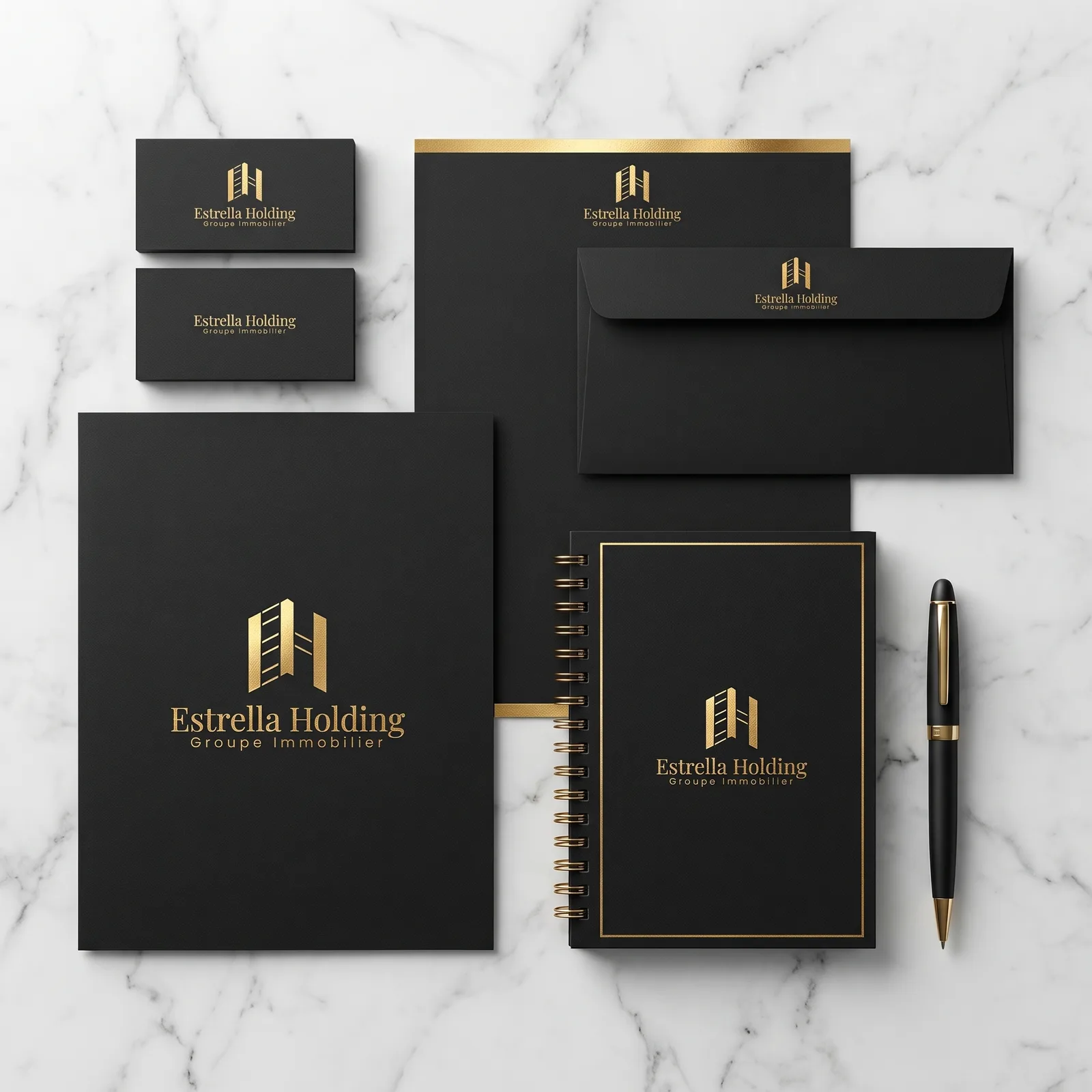 Corporate stationery set